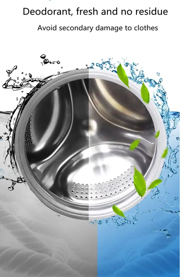 12 Pcs Washing machine detergent cleaner deep cleaning tablets for front loader & top load washer clean laundry tub seal