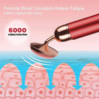 2 in 1 Facial Roller Micro Shaking Trembling Facial Roller Massager with Extra Eye Ball Handheld Electric Contour Beauty Bar Skin Care Tool for Face Lift Anti Wrinkles Anti Aging