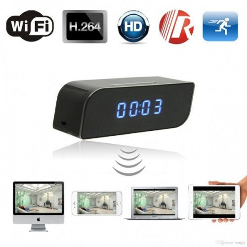 Wireless Wifi IP 1080P HD Clock Camera