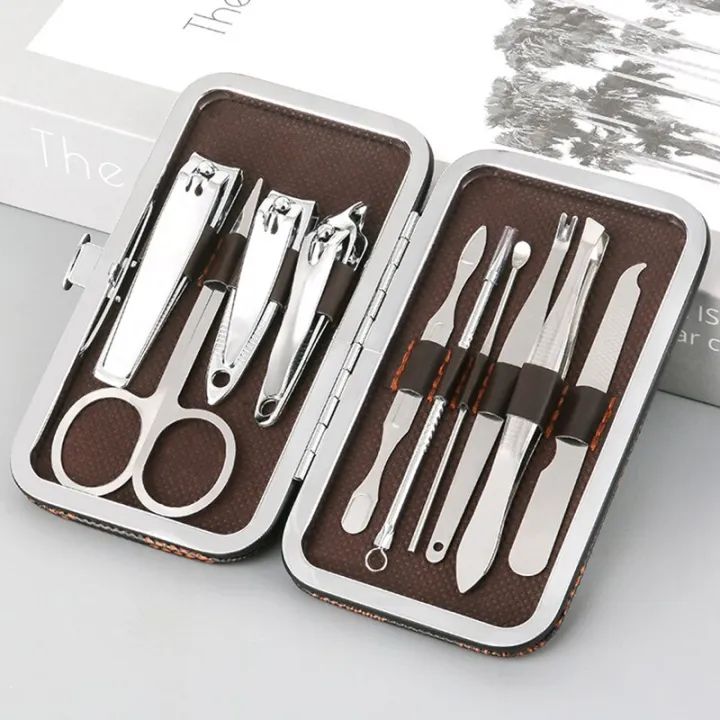 7PCS Nail Cutter Scissor Set Stainless Steel Nail Clippers Nail Clippers Pedicure Beauty Manicure Implement Household Pedicure