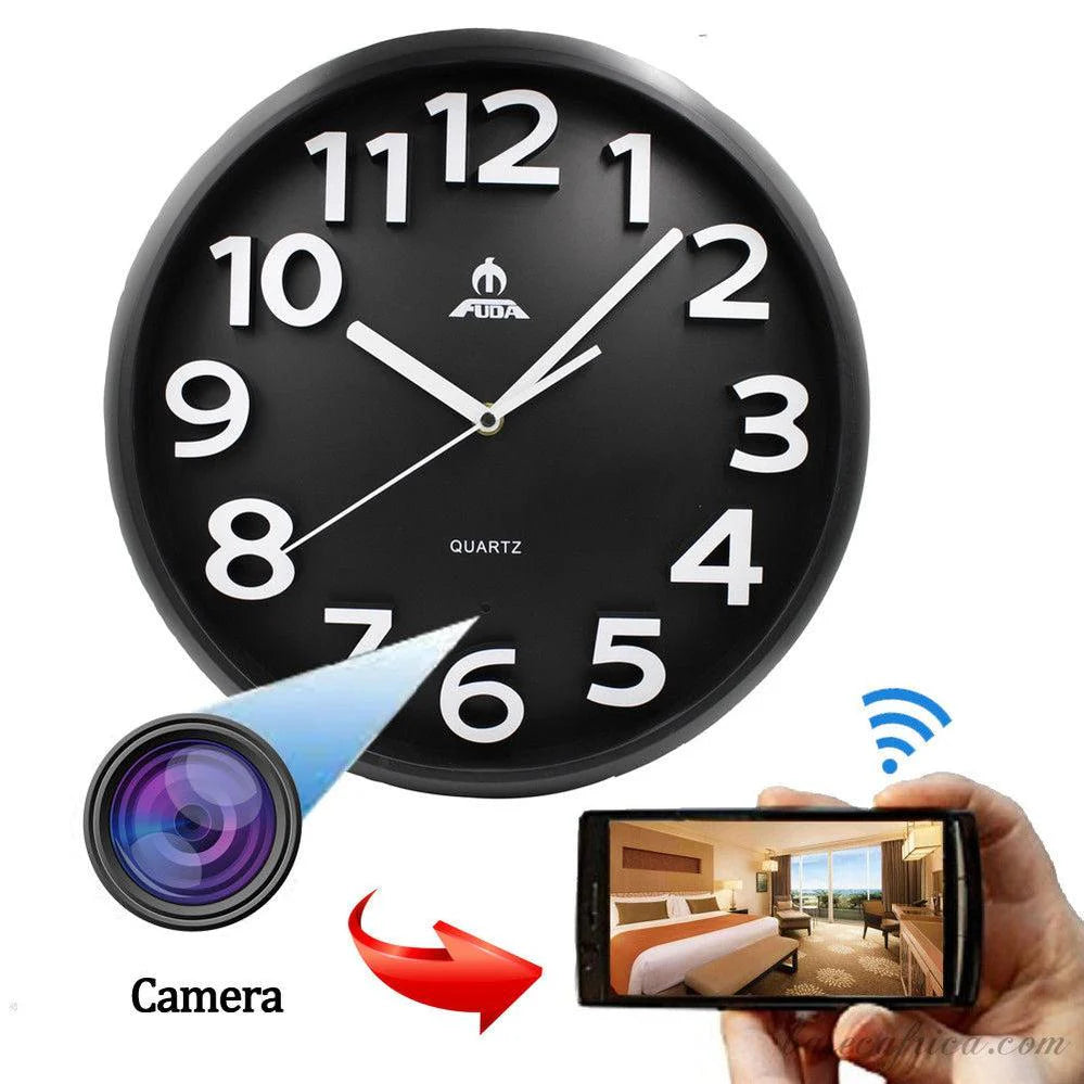 Wall Clock Hidden Camera with WiFi