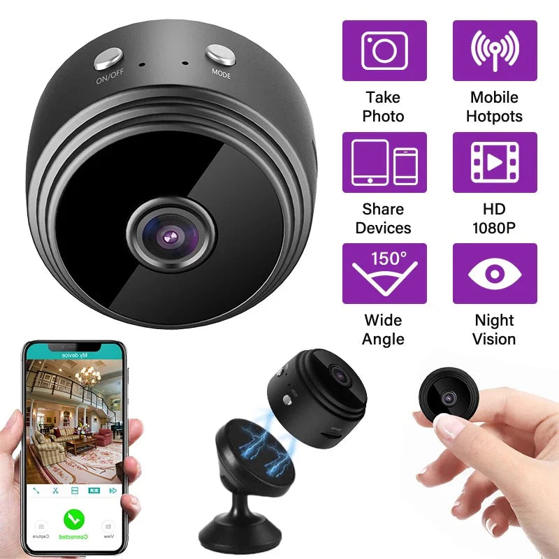 1080p HD Magnetic Wifi Camera