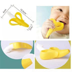 Baby Banana Teether Soothing Pain Relief Soft Baby Teething Toys Baby Toy Banana Molar Tooth Toothbrush Chew Baby Silicone Gum