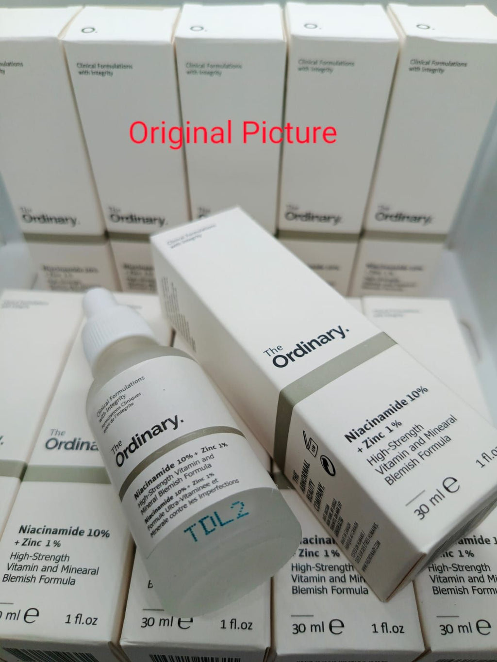 The Ordinary Niacinamide Zinc 30ml (Bar Code with Bacth Code)