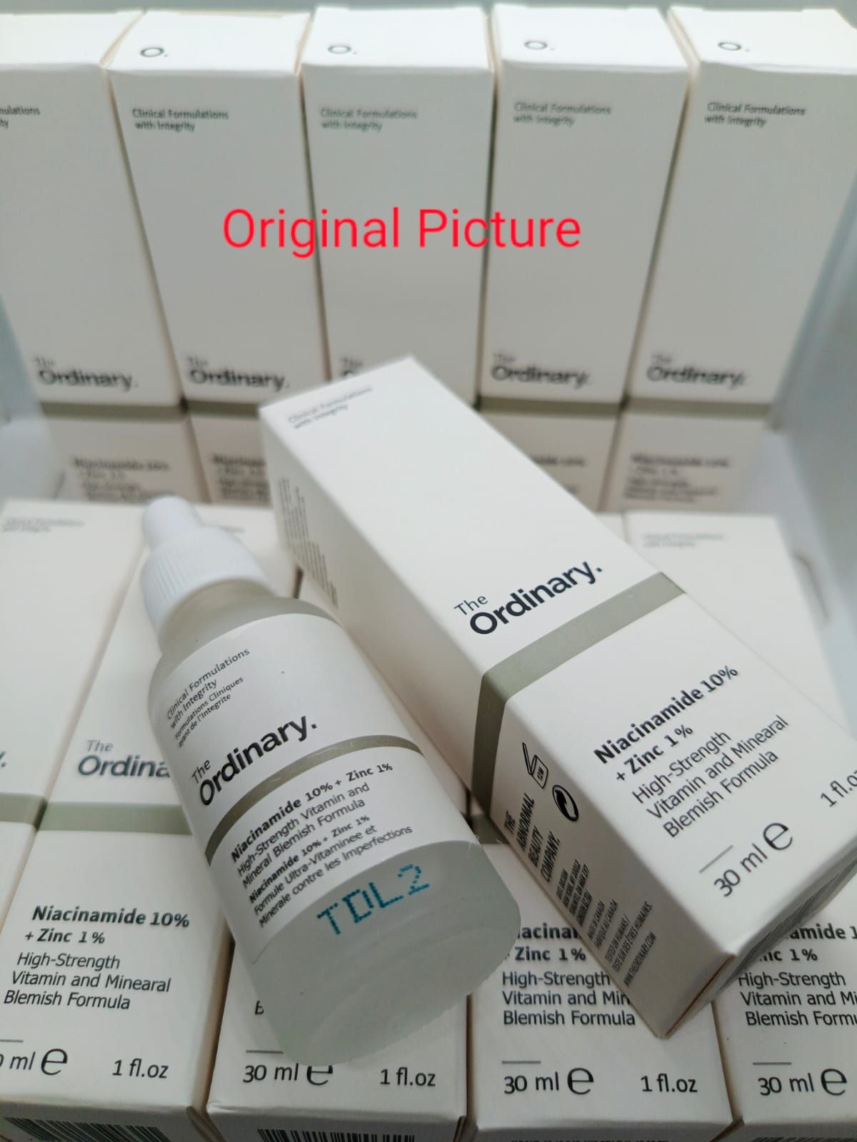 The Ordinary Niacinamide Zinc 30ml (Bar Code with Bacth Code)