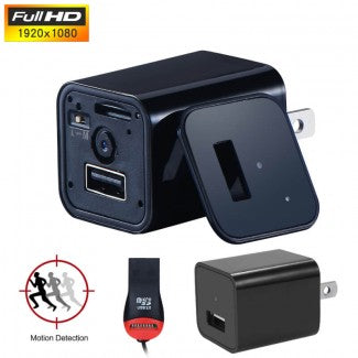 1080P HD Mini USB Wall Charger with Motion Detection