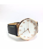 DW Leather Strap Men Wrist Watch Analog Brown Leather Luxury Wrist Watch Stainless steel Smart Watch Leather Straps