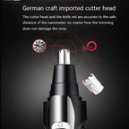 Ear Nose Hair Trimmer for Men Women USB Rechargeable Electric Facial Hair Trimmer with Dual-Edge Stainless Steel Blades