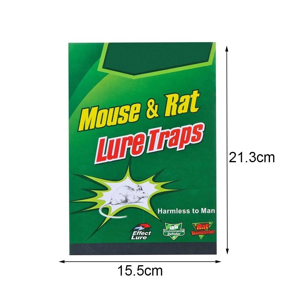 Sticky Mouse Board Efficient Strong Big Rat Paste Household Mousetrap Rat Poison Rat Glue Boards Clip