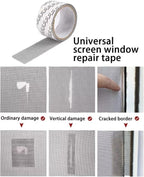 Mesh Roll Tape Window Screen Repair Patch Keep Mosquitoes Out With Our Anti insect Self-adhesive Mesh Patch Tape 2 Meter