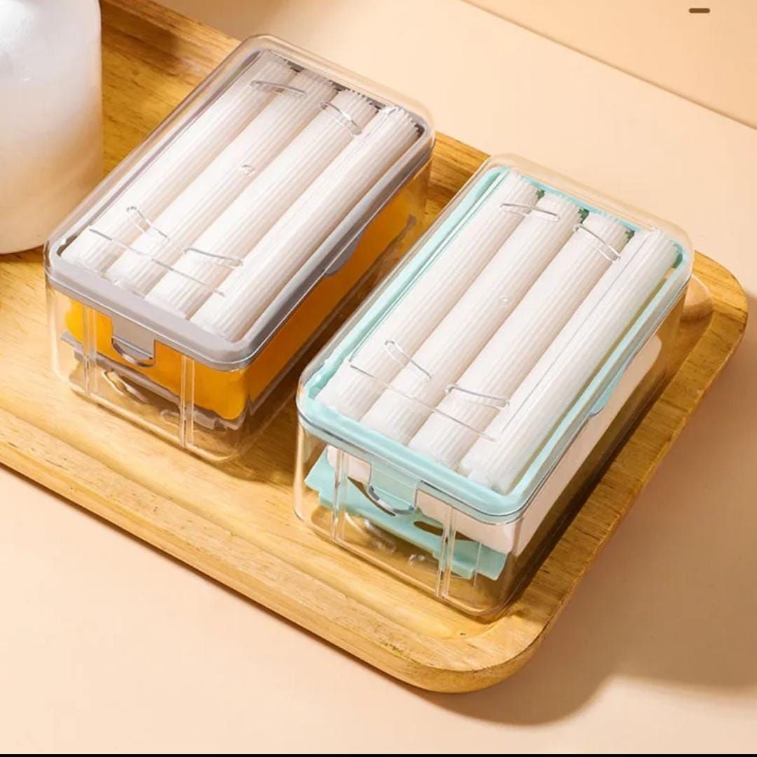 Multifunction Foaming Soap Dish With Drain Soap Box With Bubbler Suitable For Laundry Soap Holder