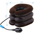 Neck Stretcher Inflatable Air Neck Traction Apparatus Device Soft Neck Cervical Collar Pillow Pain Stress Pain Relief Tractor