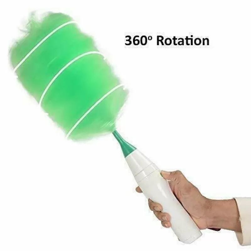 Newest Go Duster Cell Operating 360 Rotating Feather Duster Dust Cleaning Brush