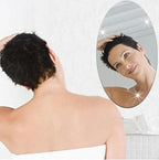 Oval Shape Mirror Wall Sticker Size 11 inch