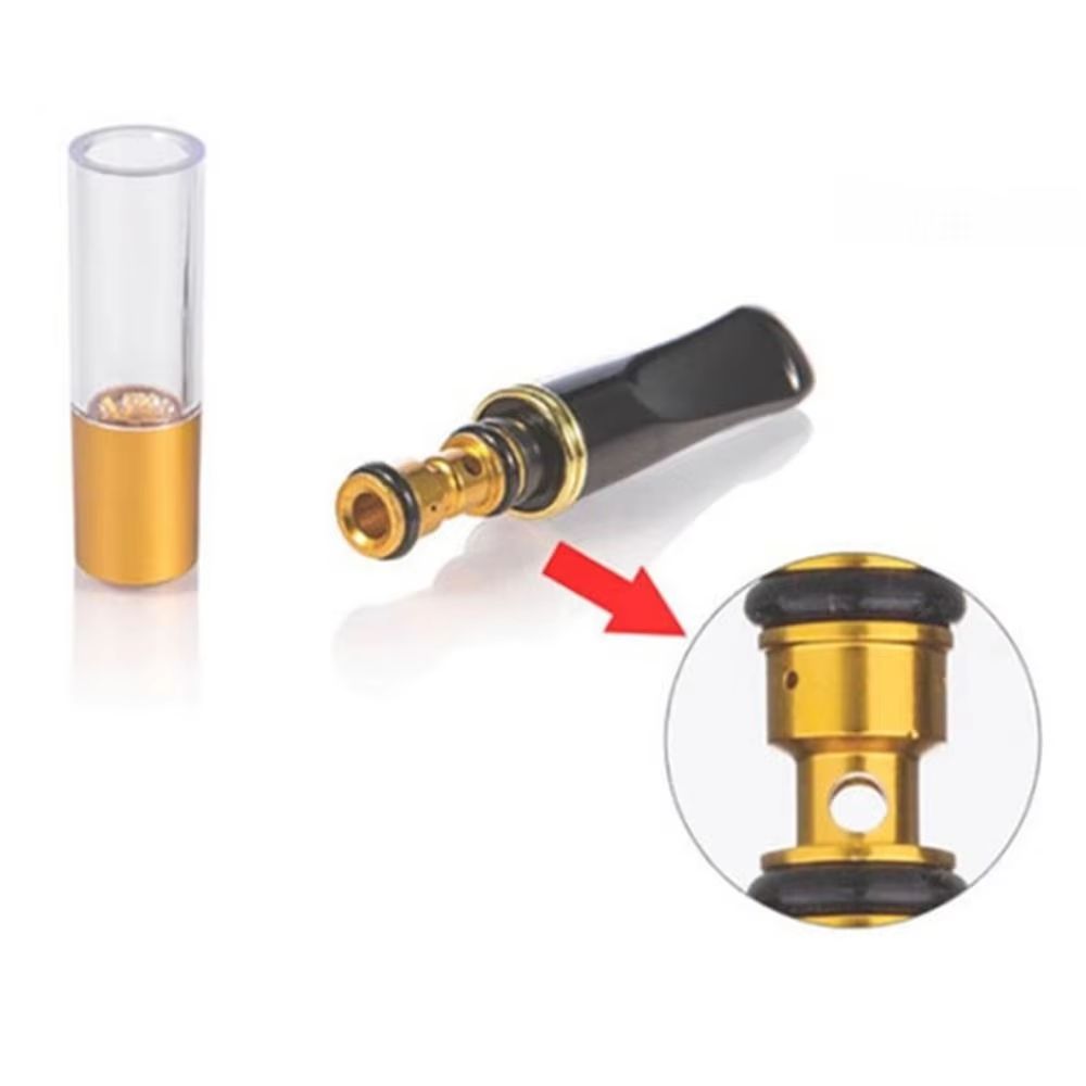 Pack of 5 - Cigarette Holder Reusable Cigarette Filter Smoking Holder Smoking Pipes Cleanable Creative Tobacco Pipe Smoke Mouthpiece