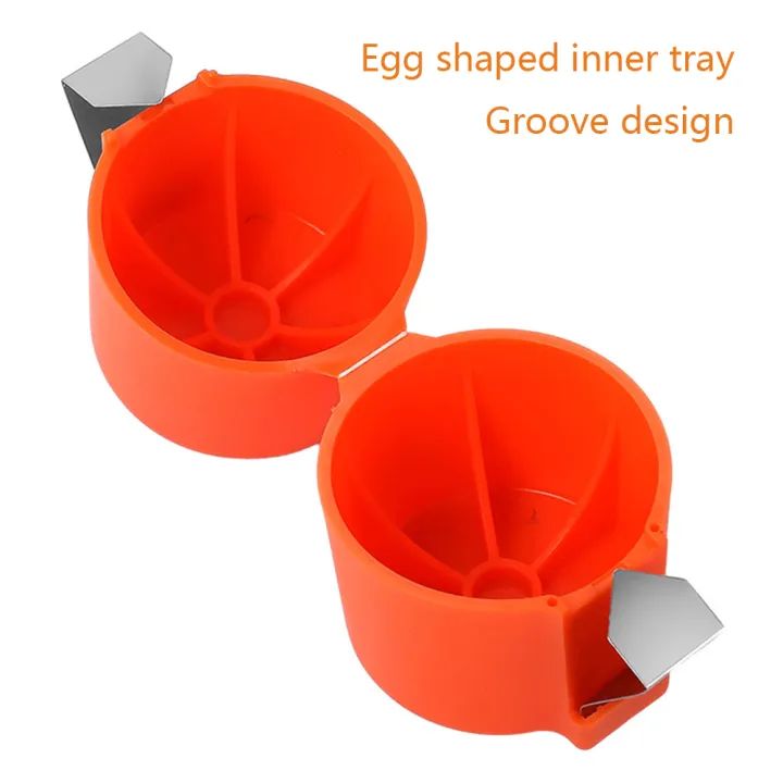 Portable Egg Opener Handheld Cracking Egg Opening Tool for Kitchen Cooking Baking Accessories Reusable Eggshell Separator