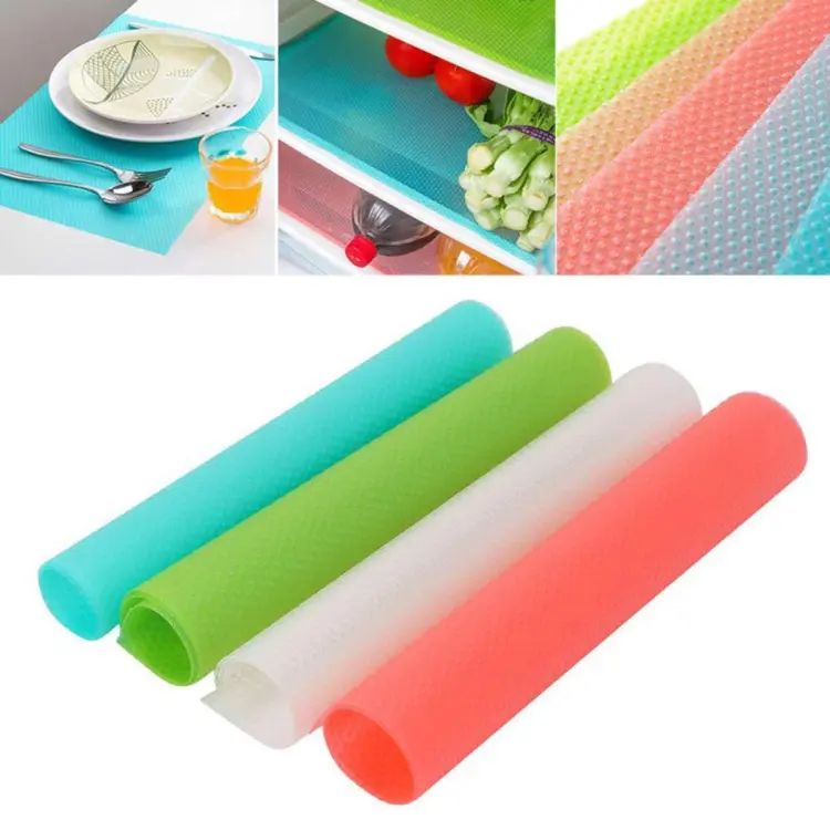Refrigerator Mats Washable Shelf Liners Cabinet Liner Drawer Liners Cupboard Liners Fridge Mats Waterproof Anti Skid