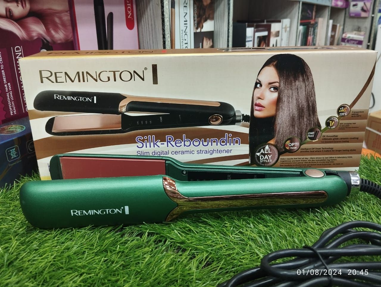 Kemei KM-328 Professional Hair Straightener Slim Plate