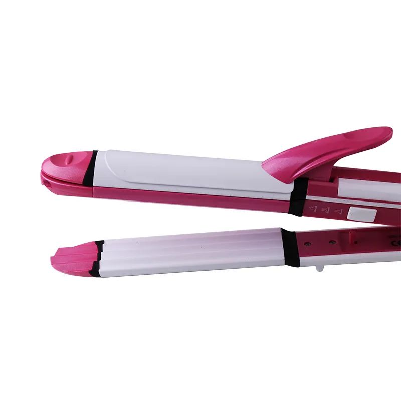 Shinon SH-8088 3 In 1 Professional Electric Hair Straightener - Best Quality series with 360 Rotation Swivel Cord - All In 1 Curling Rolling Crimping - Curler - Hair Roller