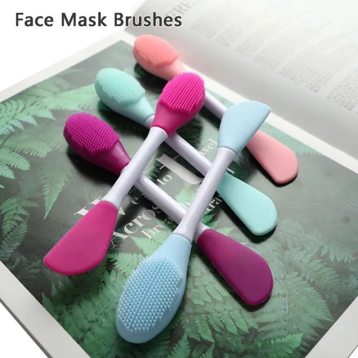3 in 1 Silicone Face Mask Brush Facial Cleansing Brush Premium Soft Facial Masks Other Skin Care Applicator Tool for Cream Body Lotion Moisturizer