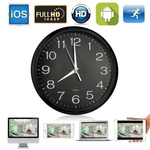 Wall Clock Wifi IP Spy Hidden Survelliance Security Camera