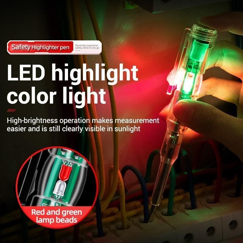 Tester Highlight LED Test Pen Intelligent Induction Power Voltage Detector Pen Voltmeter 24 250V Circuit Tester