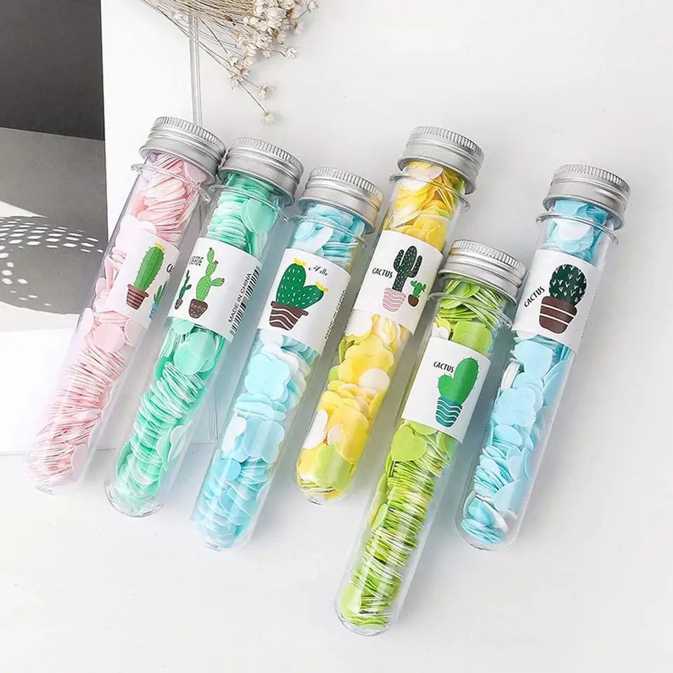 Travel Portable Hand Flower Soap Hand washing Small Soap Tablets Tourism Paper Soap