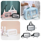 3 pcs pack of 3 Wash Bag Travel Cosmetic Pouch